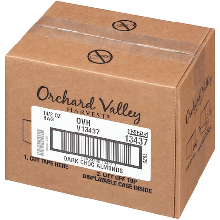 Orchard Valley 2 oz. Orchard Valley Harvest Dark Chocolate Almonds, PK14 V13437
